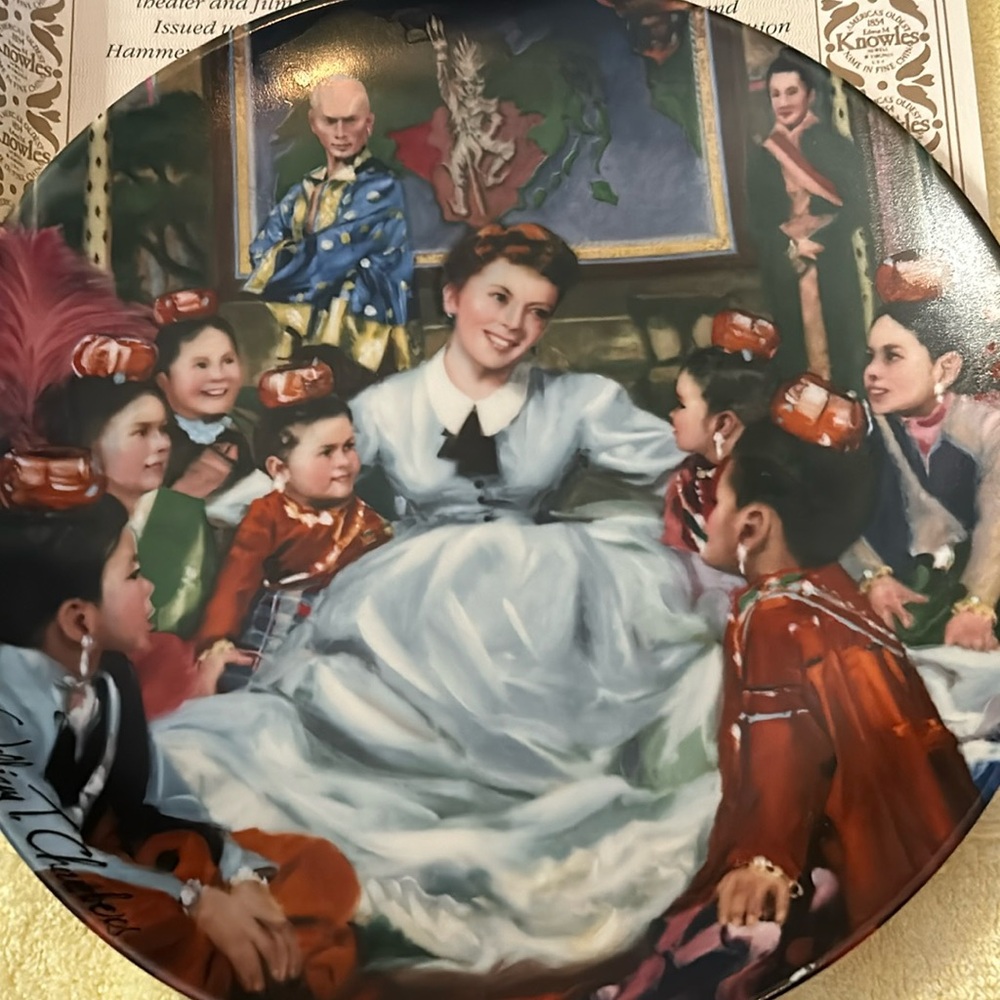 Bradford exchange vintage plate from the king and I